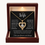 To My Wife: Forever Together Heart Necklace