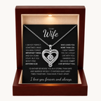 To My Wife: Forever Together Heart Necklace