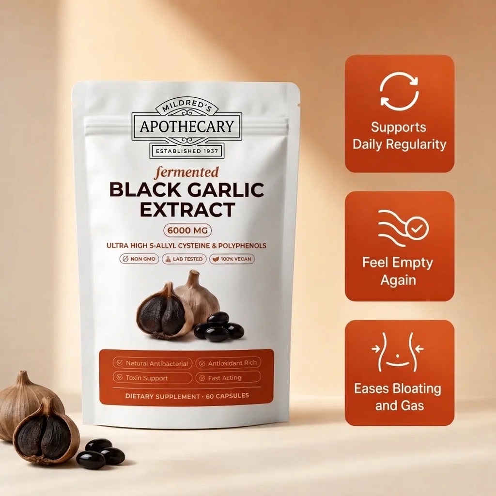 Stay Regular With Mildred's Fermented Garlic