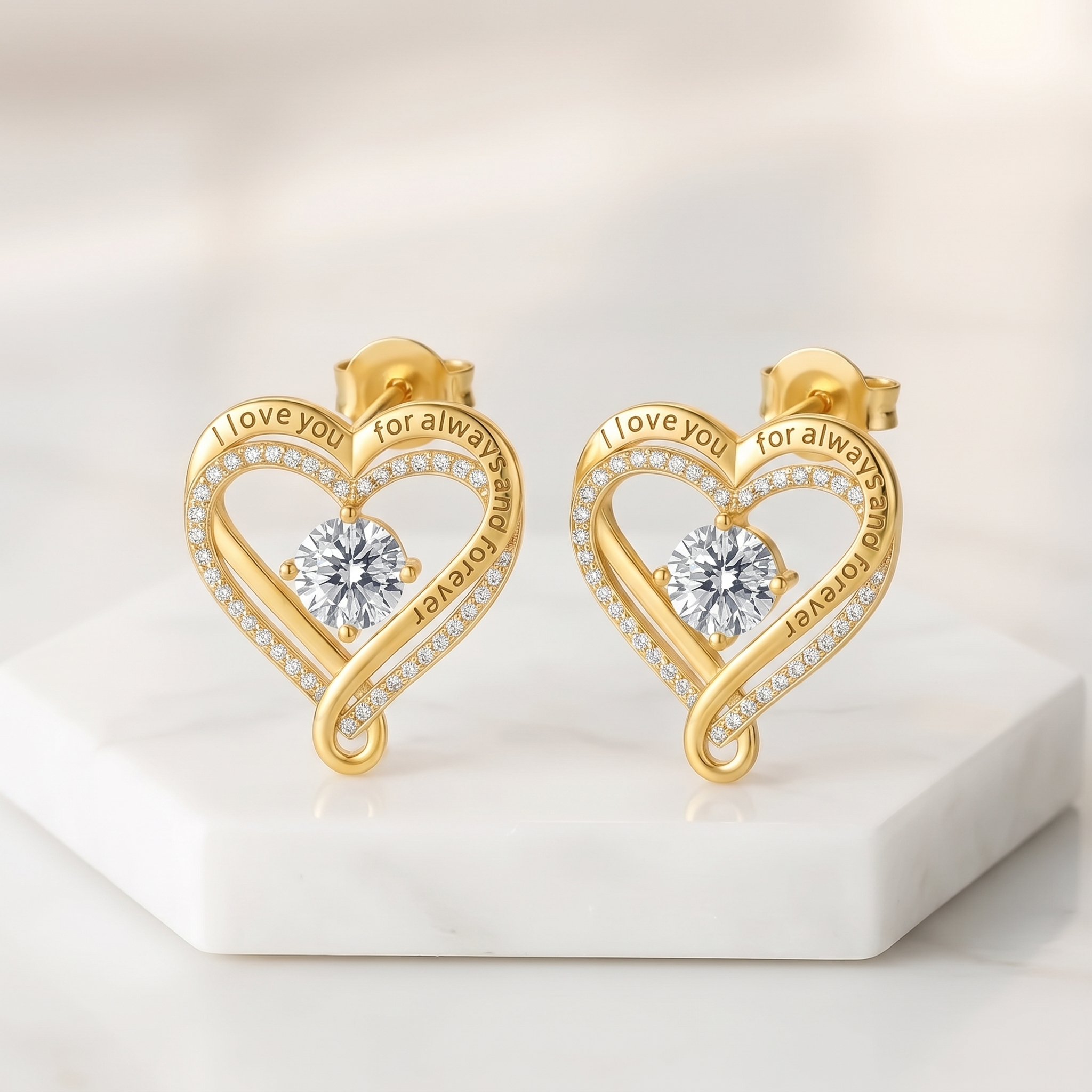 Matching Material Earrings